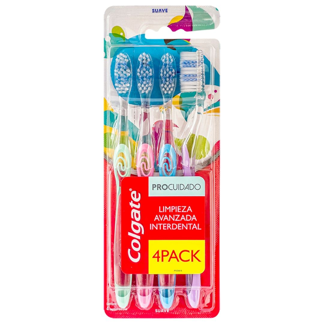 CEPILLO DENTAL COLGATE X 4 U PRO CUIDADO