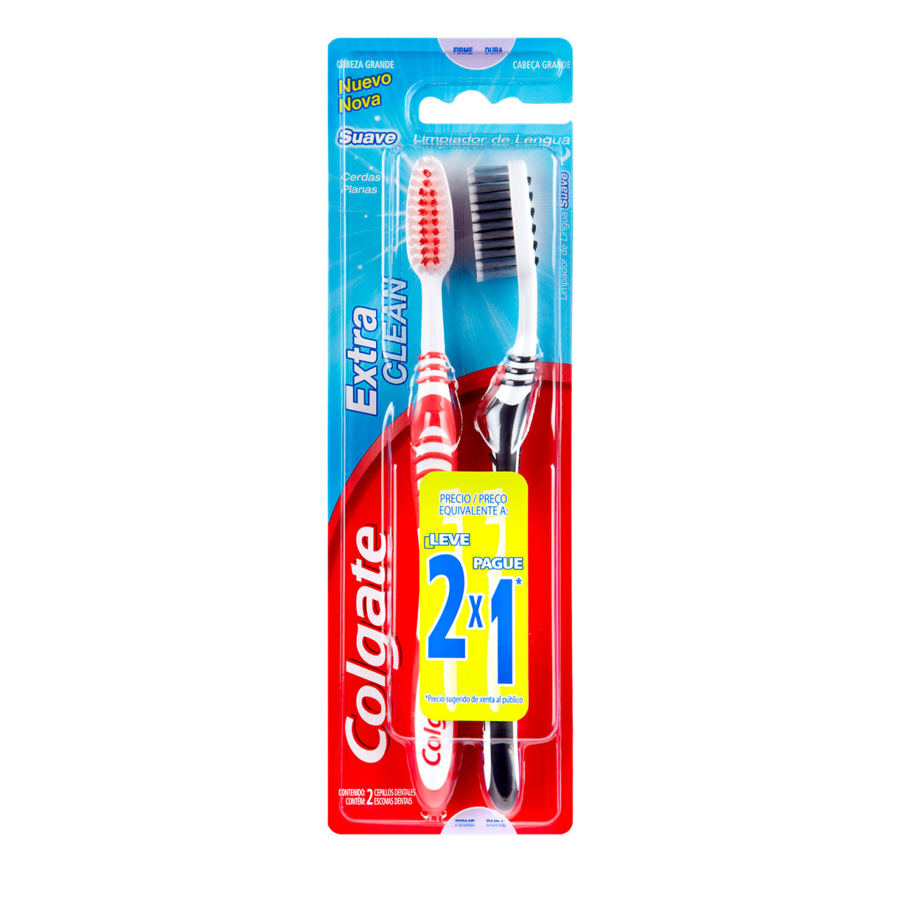 CEPILLO DENTAL COLGATE X 2 U EXTRA CLEAN
