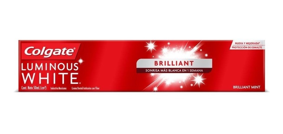 CREMA DENTAL COLGATE X 50 ML LUMINOUS WHITE