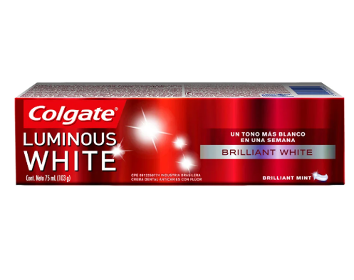 CREMA DENTAL COLGATE X 75 ML LUMINOUS WHITE CARBON