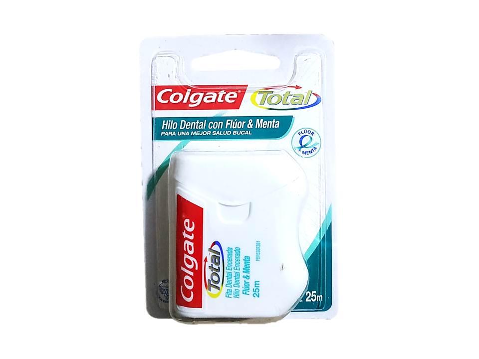 HILO DENTAL COLGATE X 25 M TOTAL MENTA