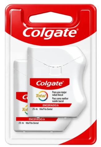 HILO DENTAL COLGATE X 25 M X 2U TOTAL