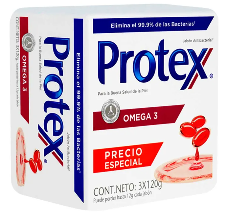 JABON BARRA PROTEX X 120 G OMEGA