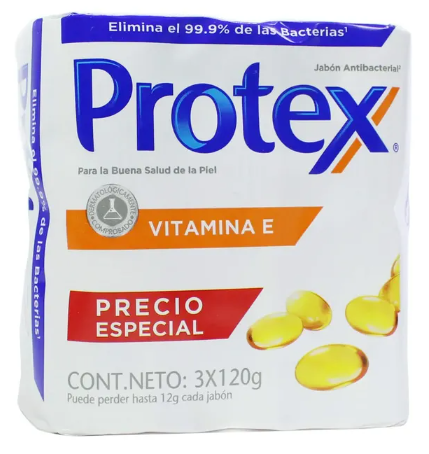 JABON BARRA PROTEX X 120 G VITAMINA E