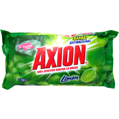 LAVA LOZA AXION X 300 G BARRA LIMON