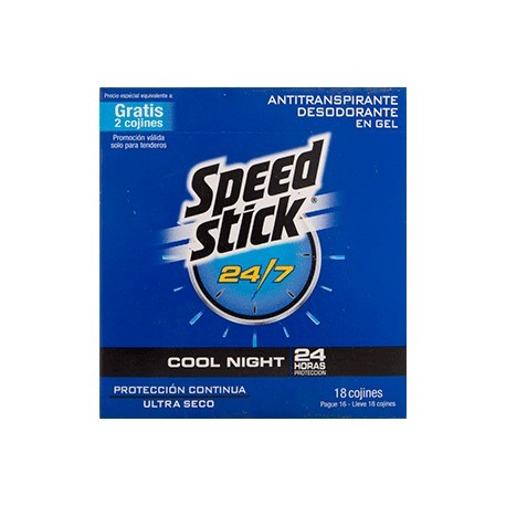 DESS MEN SPEED STICK  X 8  G GEL XTREME NIGHT