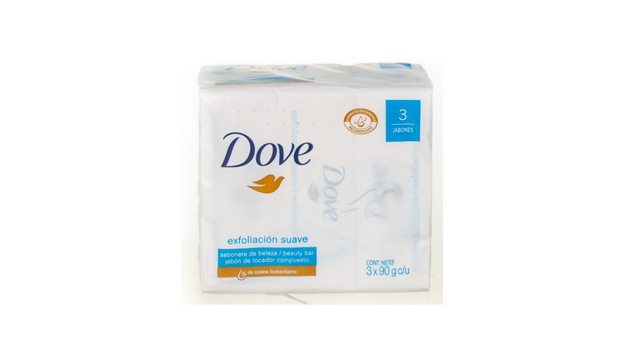 JABON BARRA DOVE X 90 G EXFOLIANTE
