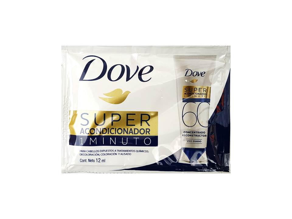 ACONDICIONADOR DOVE X 12 ML 60 SEGUND