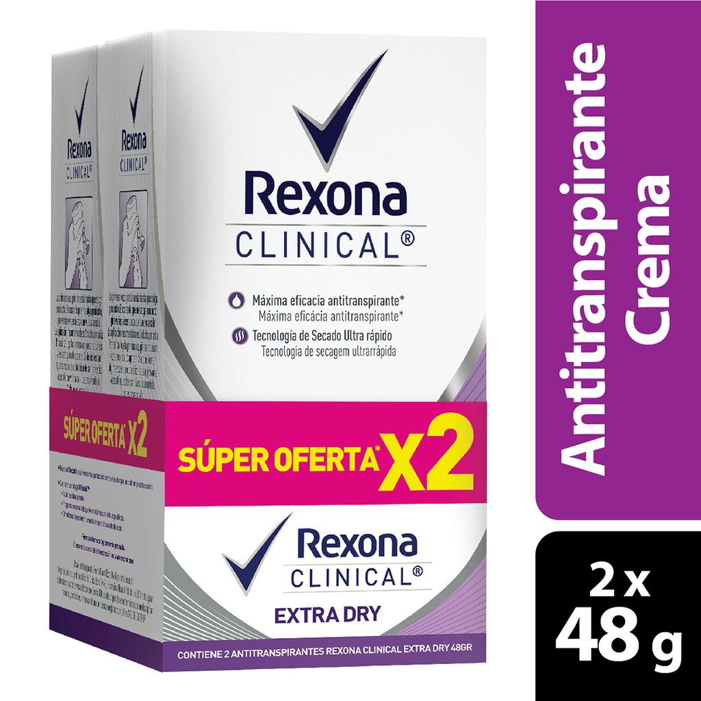 DESS REXONA X 48 GR CLINICAL WOMAN DRY BARR