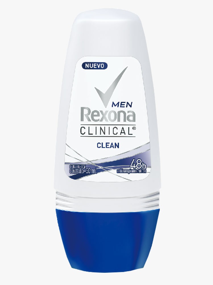 DESS REXONA X 50 ML MEN CLINICAL CLEAN ROLL