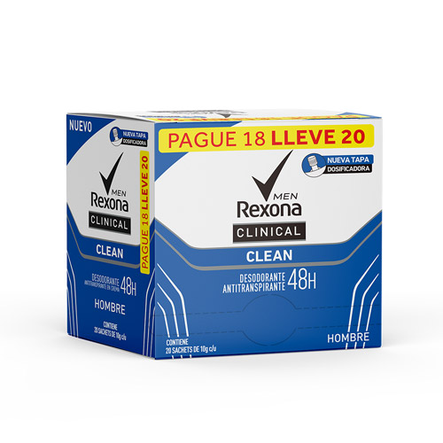 DESS REXONA X 8.5 GR MEN CLINICAL CLEAN SOB