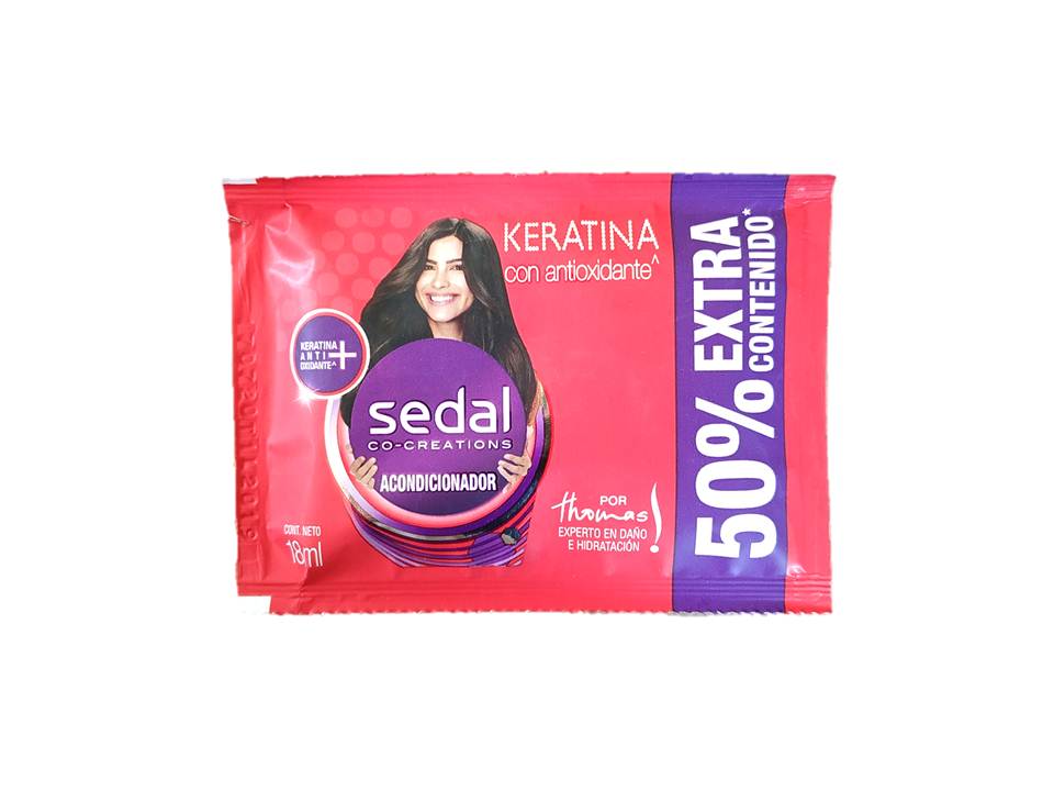 ACONDICIONADOR SEDAL X 18 ML KERATINA SOBRE
