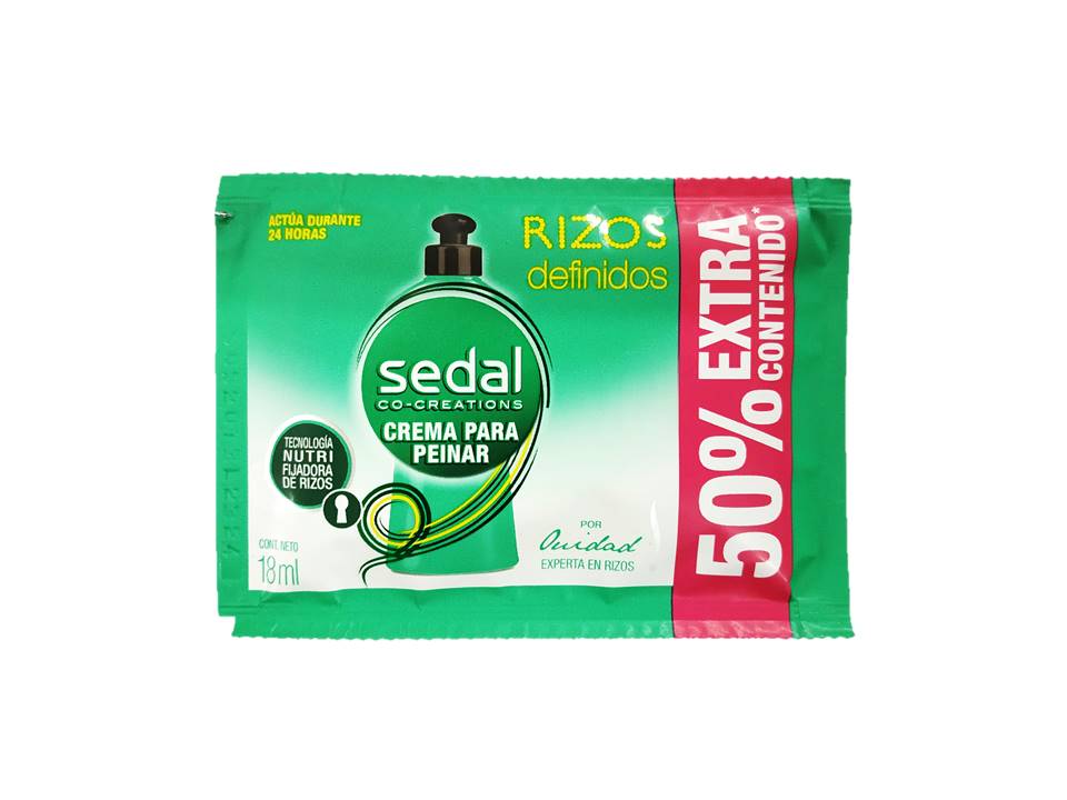 CREMA PEINAR SEDAL X 18 ML RIZOS DEFINIDOS SOBRE