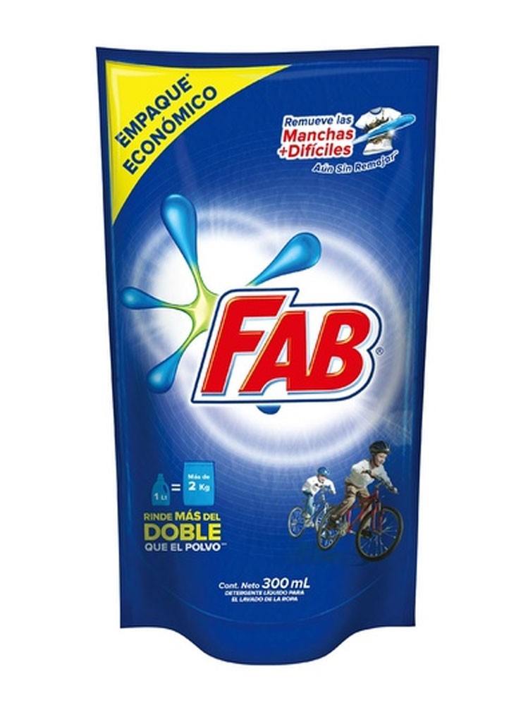DETERGENTE FAB LIQ X 300 ML DP ULTRA FLASH