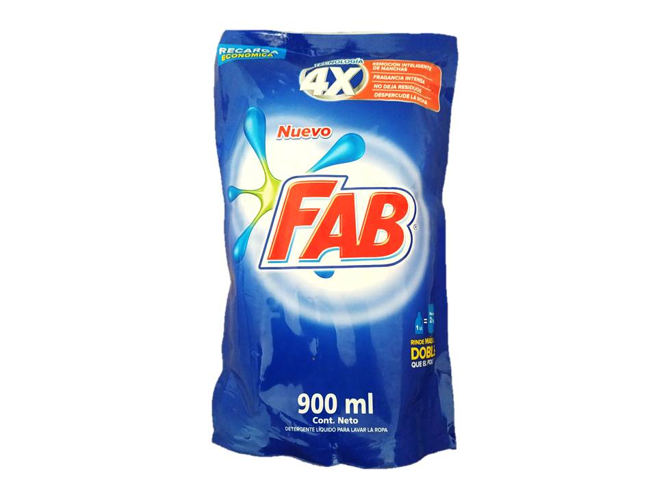DETERGENTE FAB LIQ X 900 ML DP ULTRA FLASH