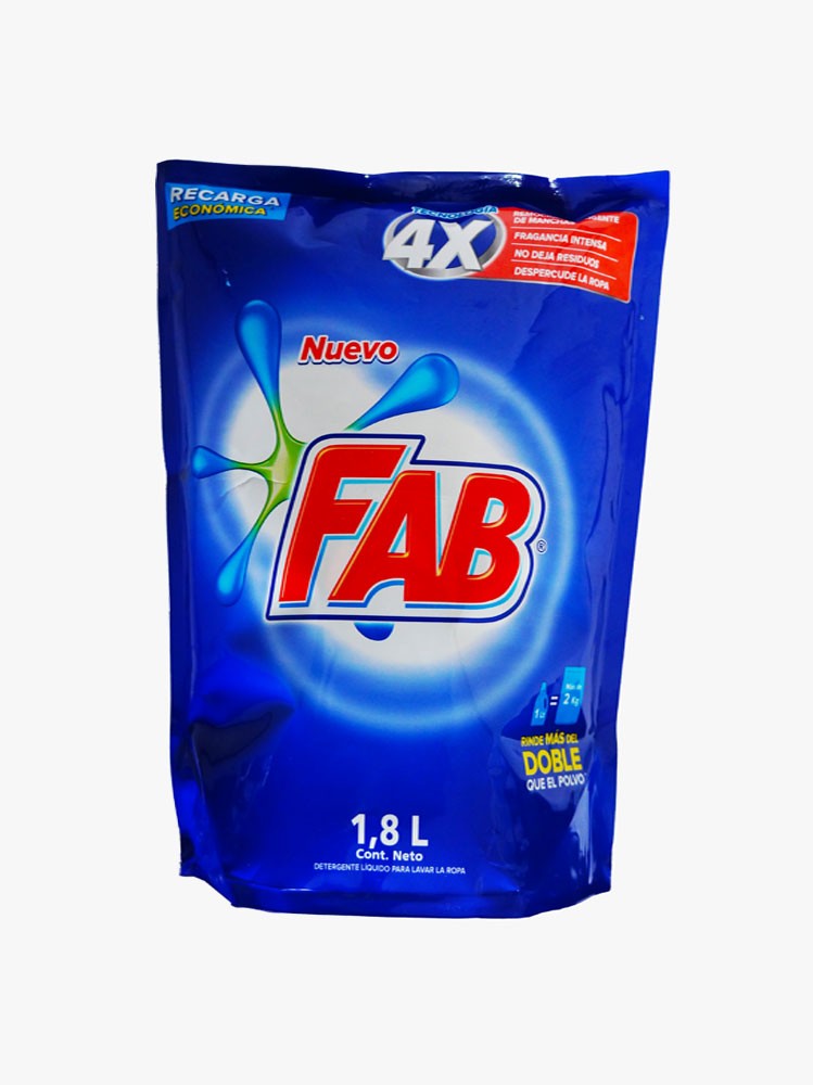 DETERGENTE FAB LIQ X 1800 ML DP ULTRA FLASH