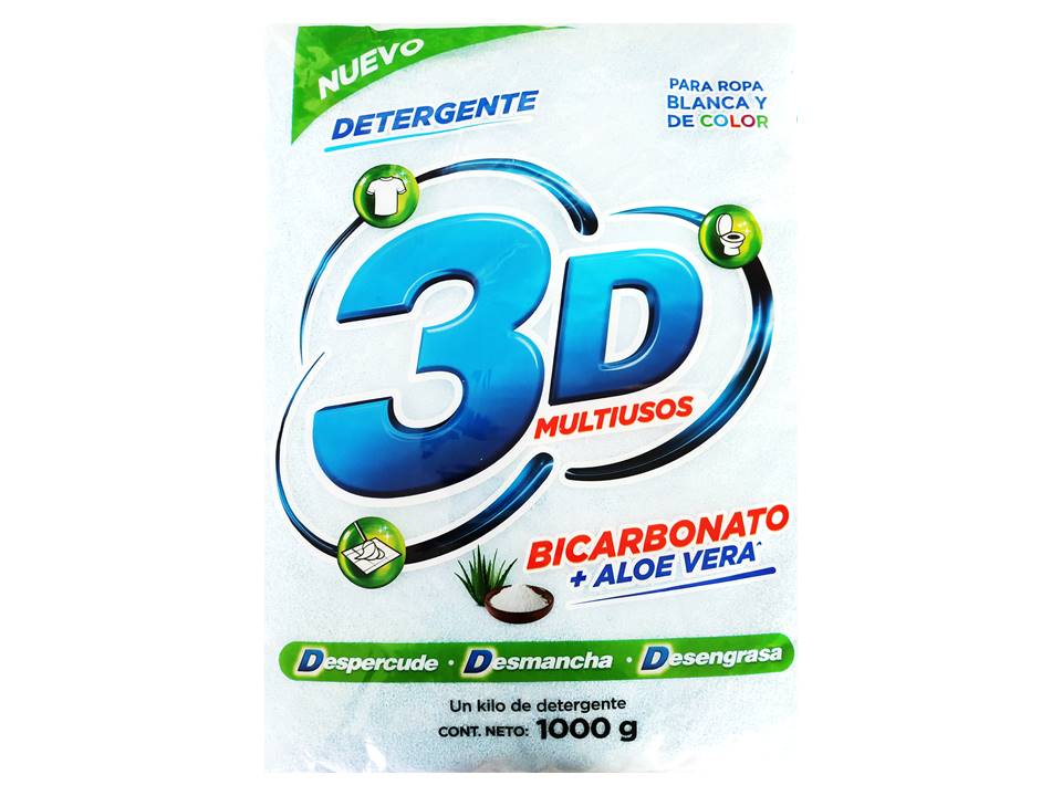 DETERGENTE 3D X 1000 GR CORE EXPL CITRICA