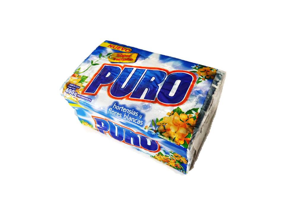 JABON BARRA PURO X 360 GR HORTENCIAS
