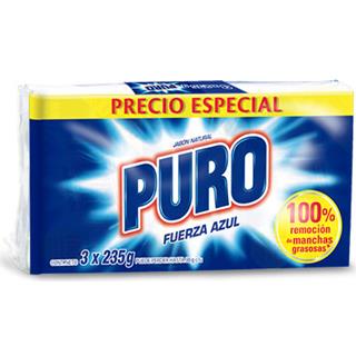 JABON BARRA PURO X 215 GR FUERZA AZUL
