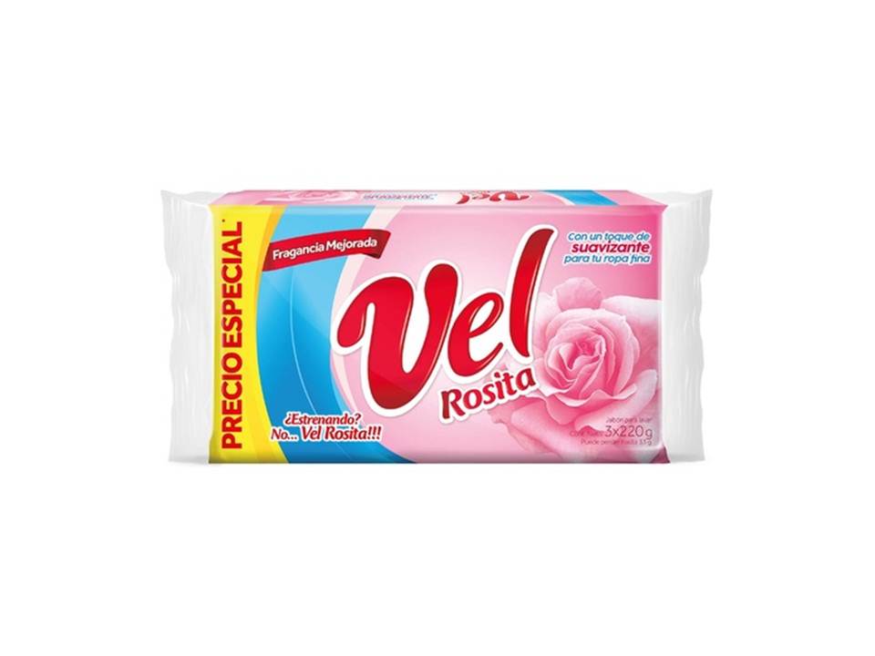 JABON BARRA VEL ROSITA DUO X 180 GR ORIGINAL