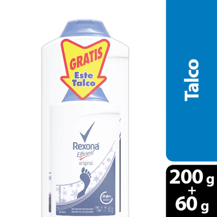 TALCO REXONA X 180 GR + 55 GR