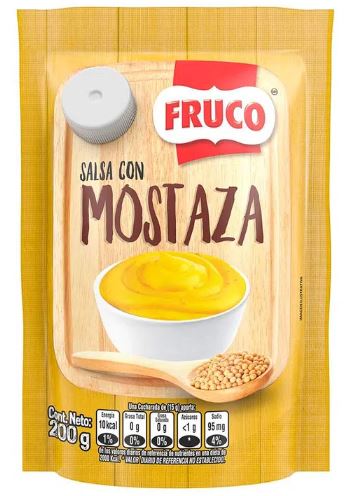 SALSA MOSTAZA FRUCO X 200 GR