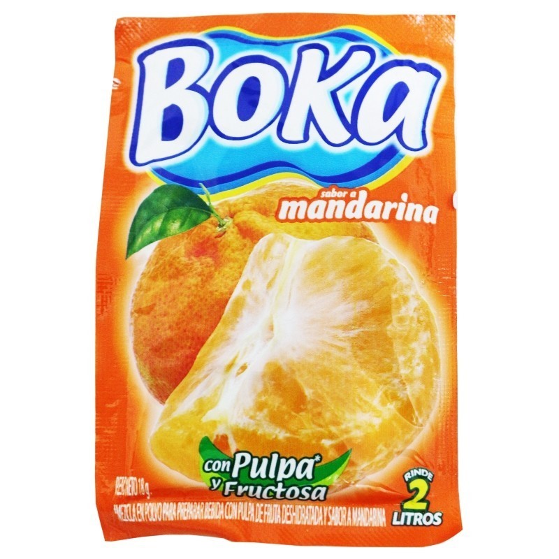 FRESCO BOKA X 2 LT MANDARINA 18 GR