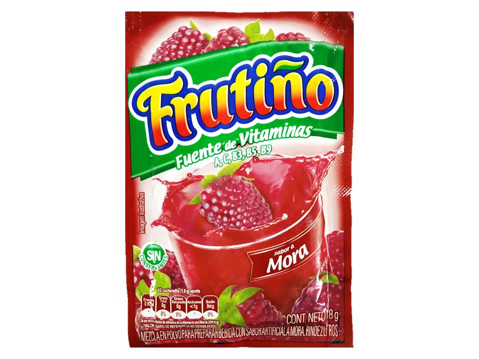 FRESCO FRUTIÑO X 2 LT MORA 18 GR