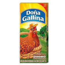 EL REY CALDO GALLINA X 8 GR CJ 12 UND