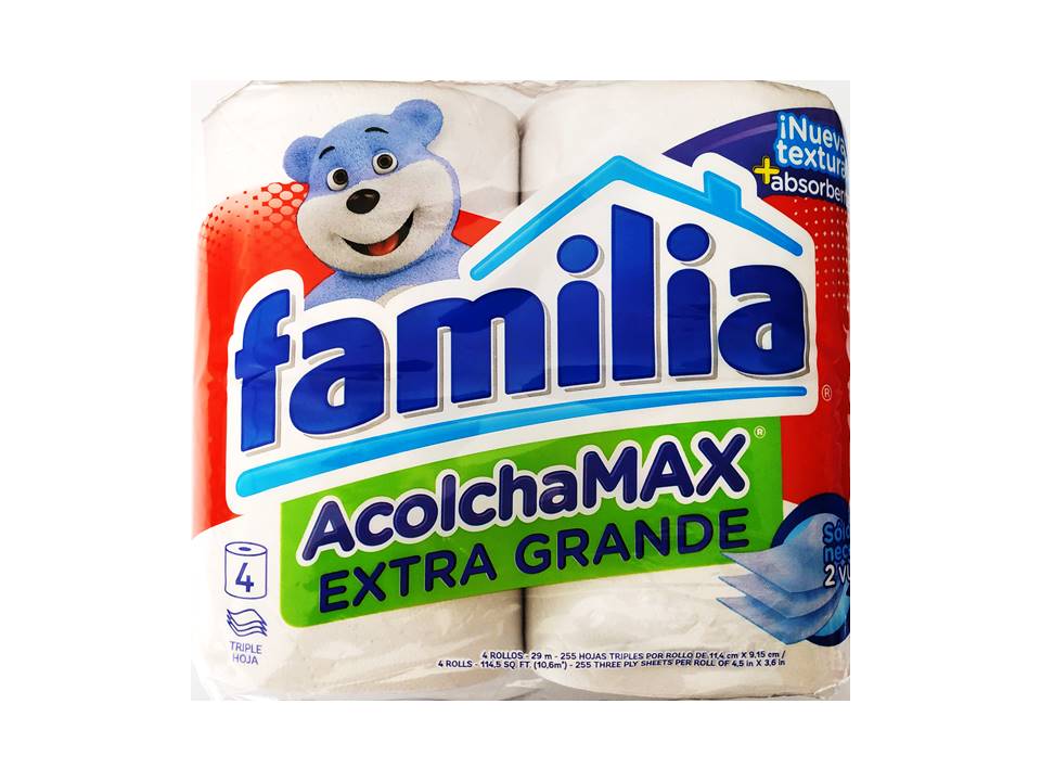 PAPEL HIG FAMILIA EXTRA GRANDE X 4 R