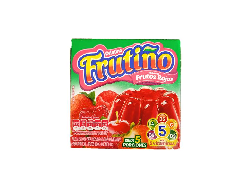 GELATINA FRUTIÑO X 1 U FRUTOS ROJOS