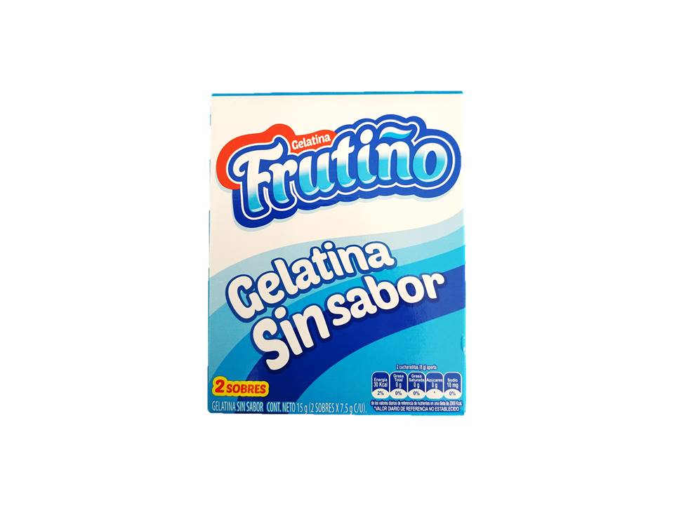 GELATINA FRUTIÑO X 1 U SIN SABOR
