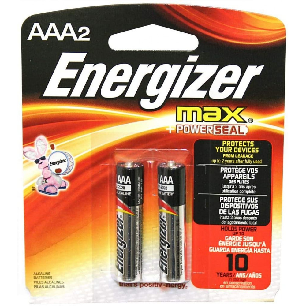 PILA ENERGIZER AAA PAR TARJ