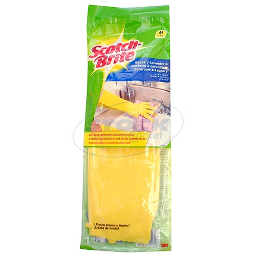 GUANTE SCOTCH BRITE X 1 PAR BAÑO M