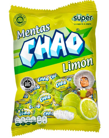 MENTA CHAO LIMON X 100 U 380 G