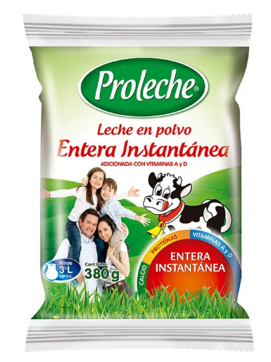 LECHE POLVO PROLECHE ENTERA X 380 GR