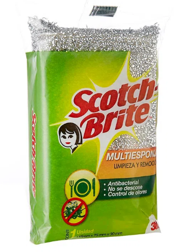ESPONJA SCOTCH BRITE MULTIESPONJA X 1U