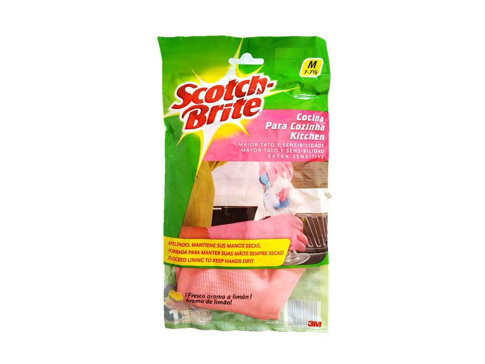 GUANTE SCOTCH BRITE X 1 PAR COCINA M