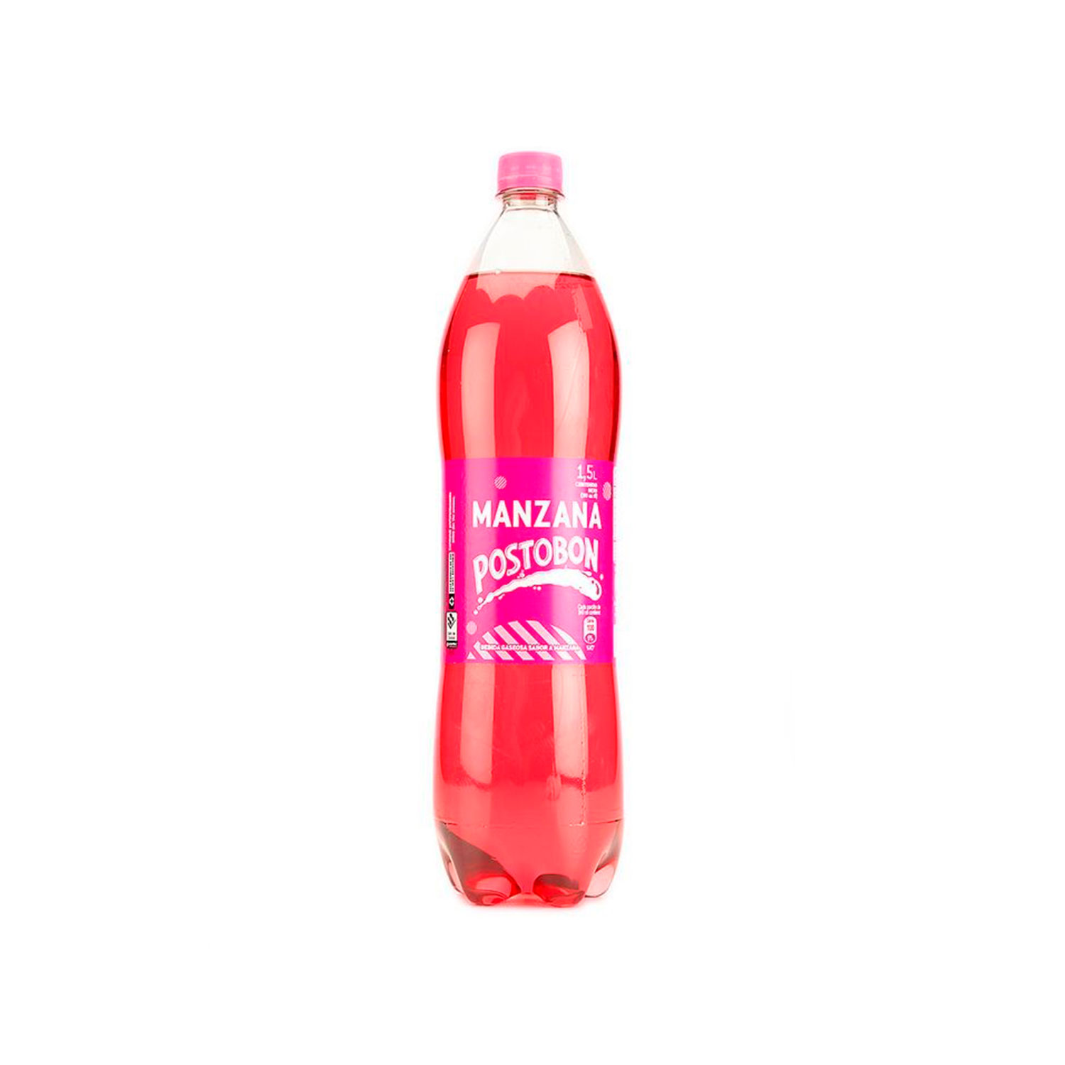 GASEOSA POSTOBON X 1500 ML MANZANA