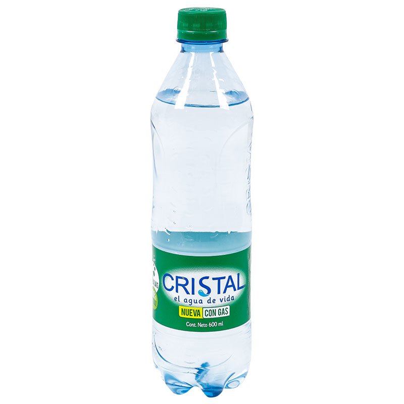 AGUA CRISTAL X 600 ML GAS