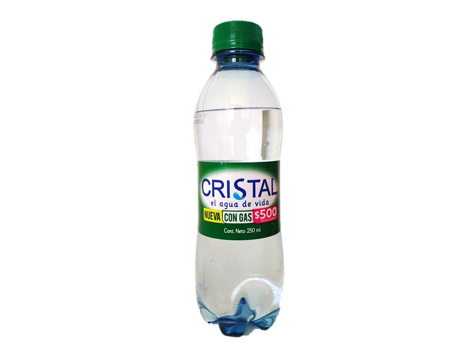 AGUA CRISTAL X 250 ML GAS