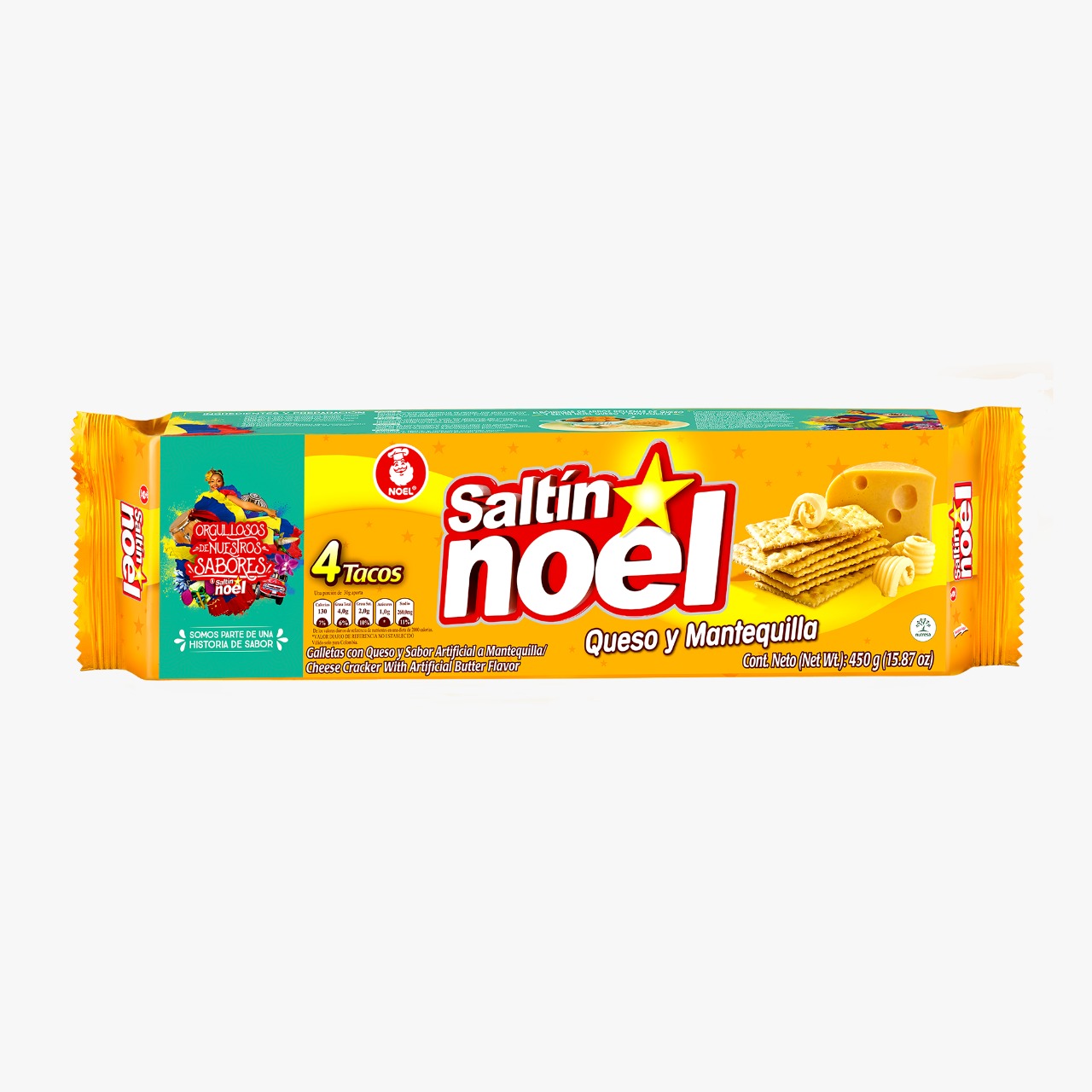 GALLETA SALTIN NOEL QUESO MANT X 4 TCS