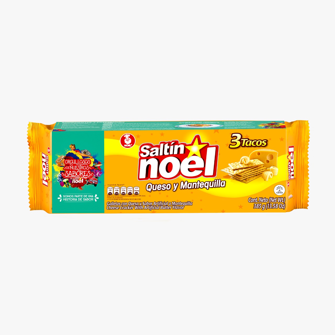 GALLETA SALTIN NOEL QUESO MANT X 3 TCS