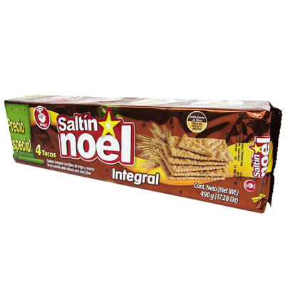 GALLETA SALTIN NOEL INTEGRAL X 4 TCS