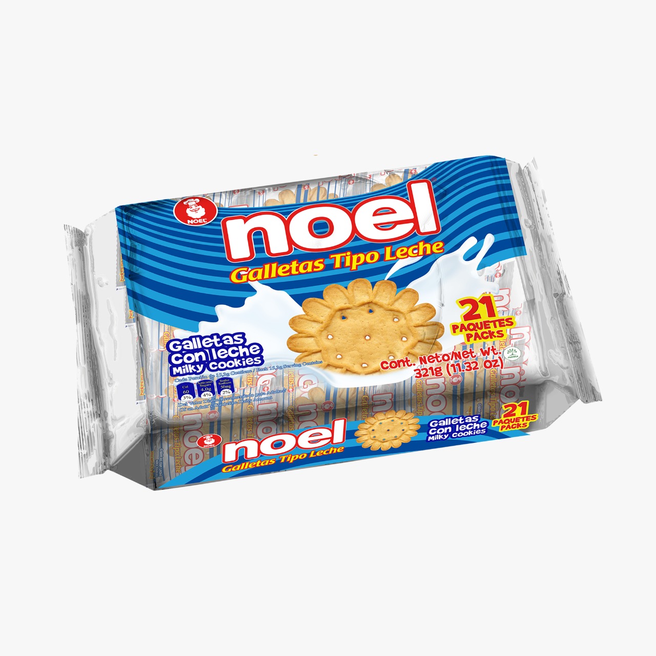 GALLETA NOEL TIPO LECHE X 21 U
