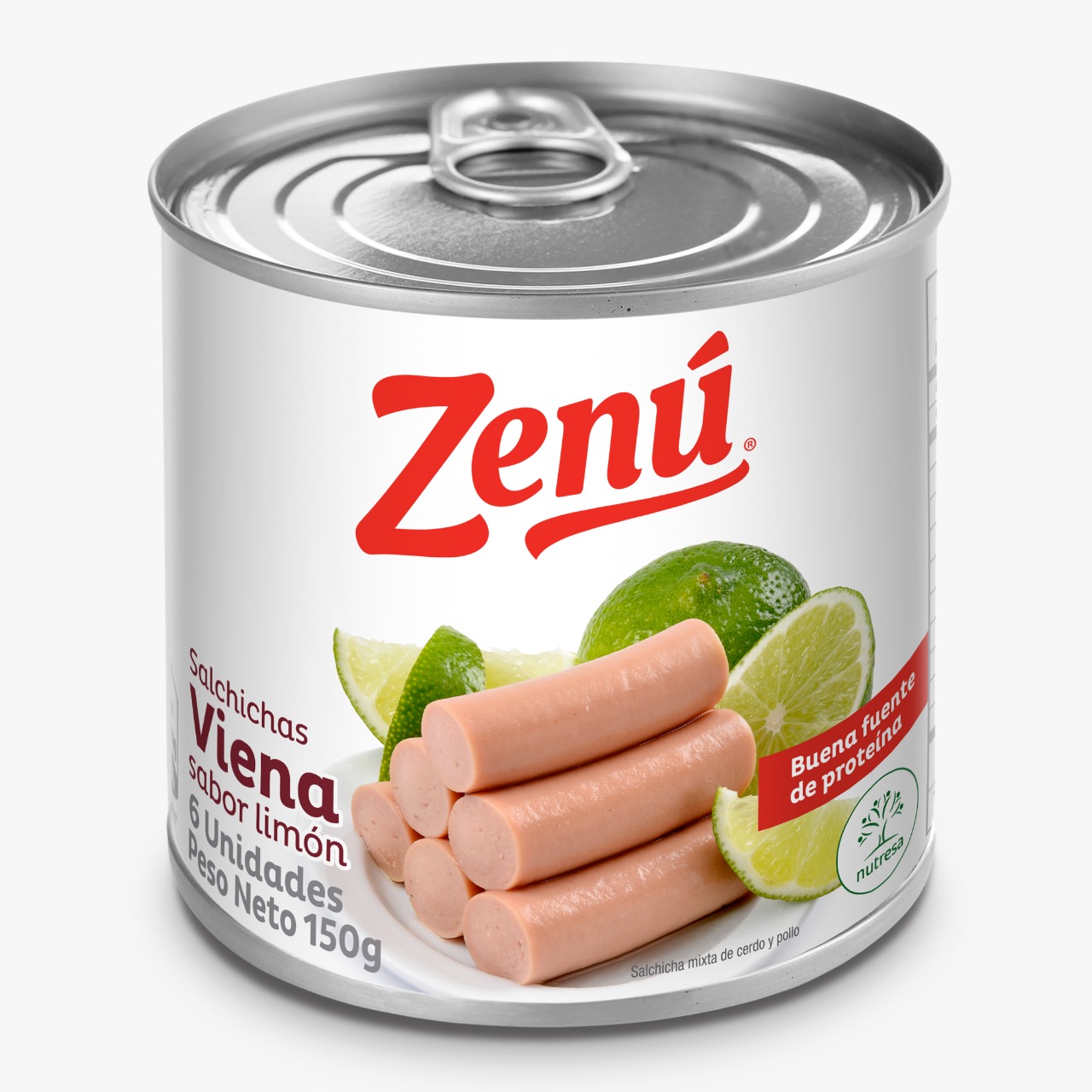 SALCHICHA ZENU X 150 GR LIMON
