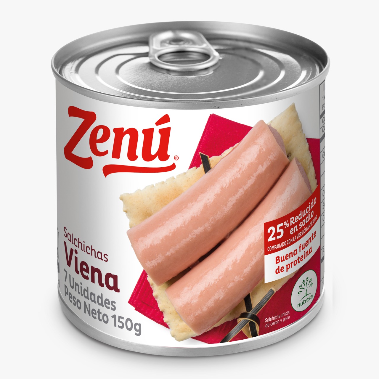 SALCHICHA ZENU X 150 GR VIENA