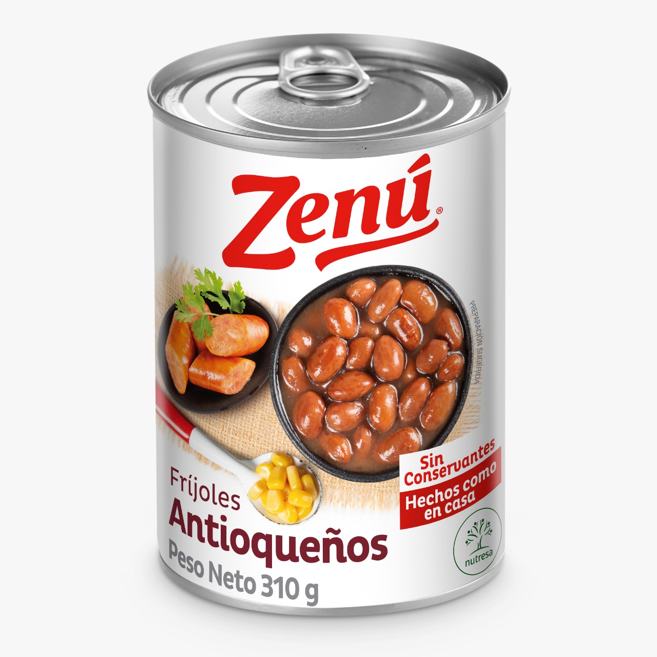 FRIJOL ZENU ANTIOQUEÑO X 310 GR
