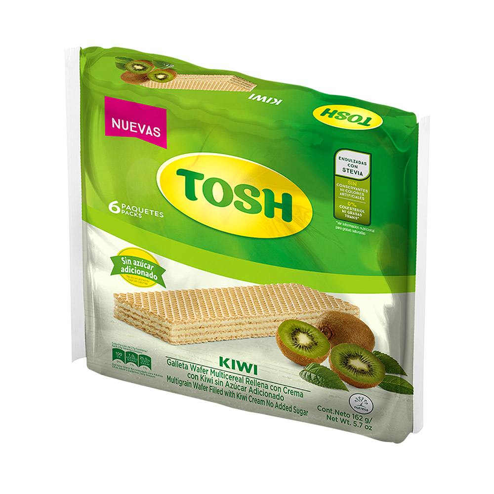 GALLETA TOSH WAFER X 6U KIWI