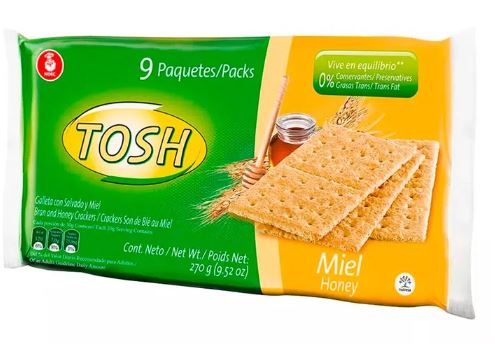 GALLETA TOSH X 9U MIEL